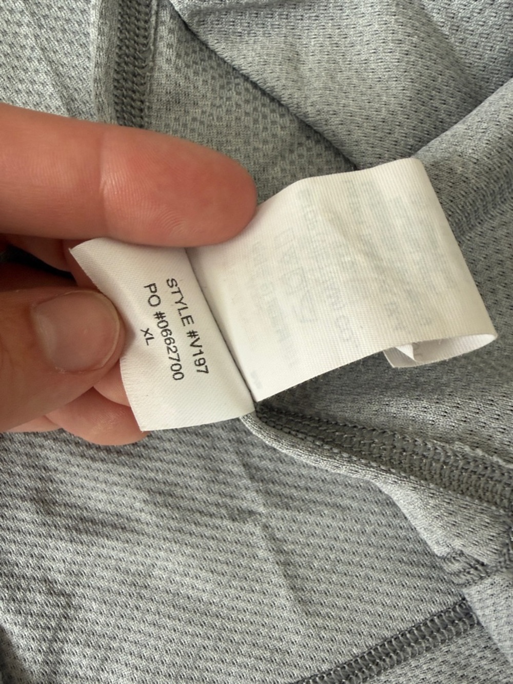 Vuori Grandview Tech Athletic Short Sleeve Grey T Shirt - Picture 6 of 8